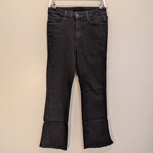 Joe's Jeans HiRise Curvy Cropped BootCut Hi Honey Black Denim - SIze 29